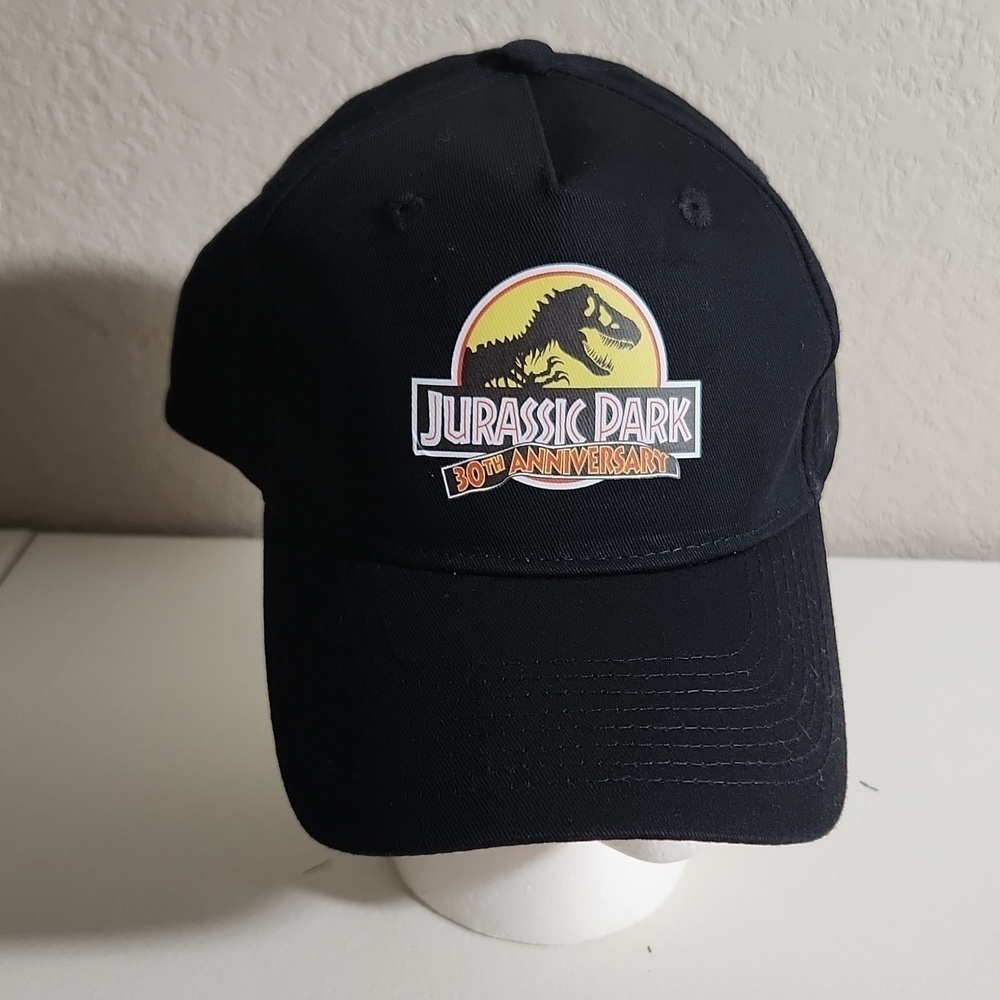 Universal Hat Jurassic Park 30th Anniversary black baseball hat
